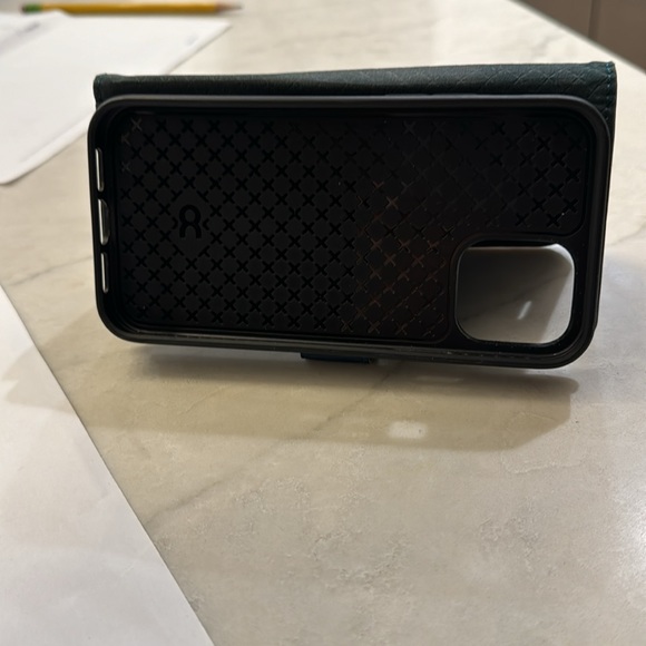 Ocase Compatible with IPhone 12 IPhone 12 Pro Wallet Case Peacock Blue - Picture 4 of 8